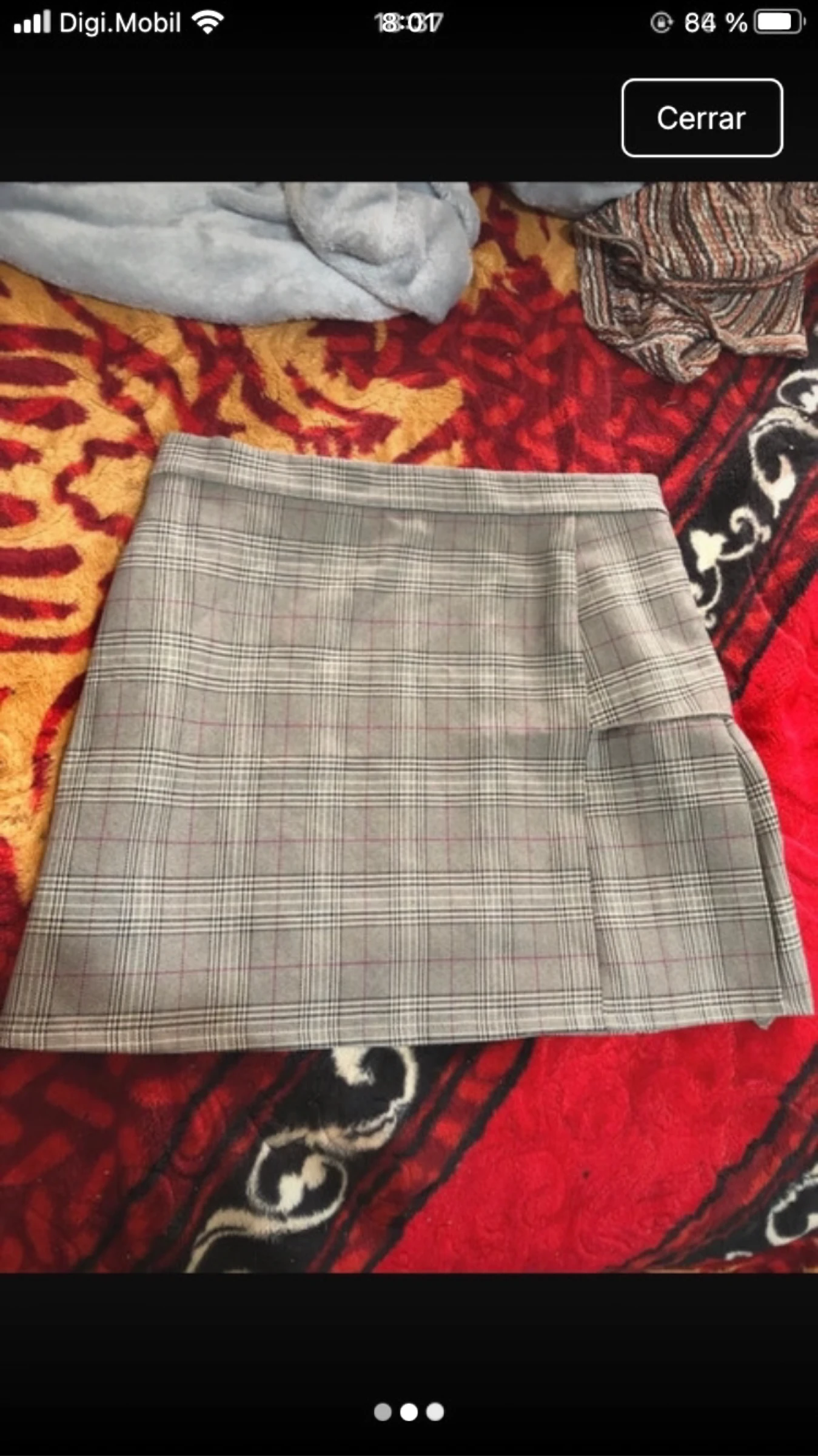 Minifalda de cuadros 